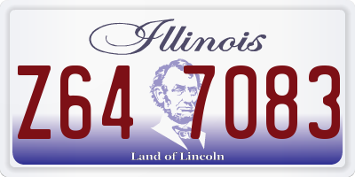 IL license plate Z647083