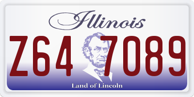 IL license plate Z647089
