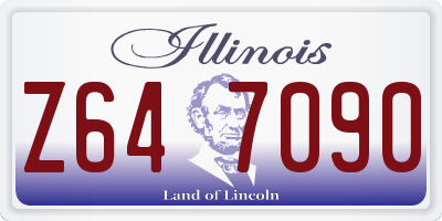 IL license plate Z647090