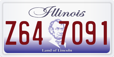 IL license plate Z647091