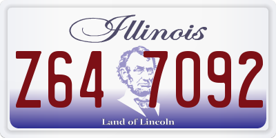 IL license plate Z647092