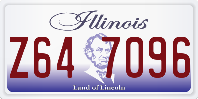 IL license plate Z647096