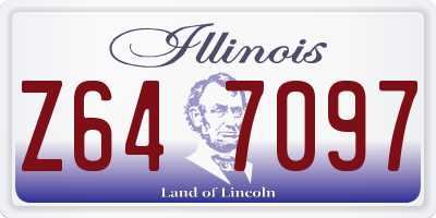 IL license plate Z647097