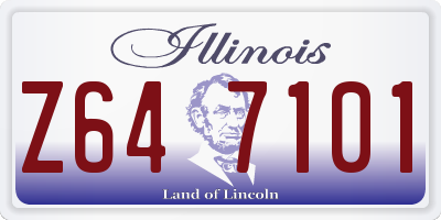IL license plate Z647101