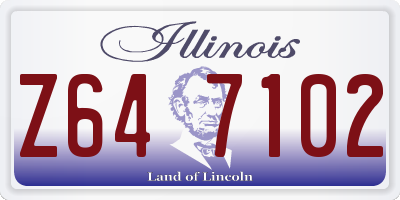 IL license plate Z647102
