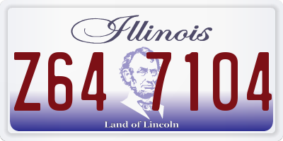 IL license plate Z647104