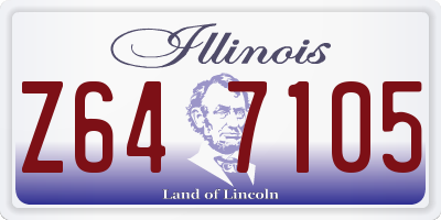 IL license plate Z647105