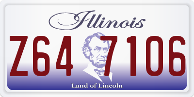 IL license plate Z647106