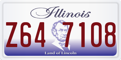 IL license plate Z647108