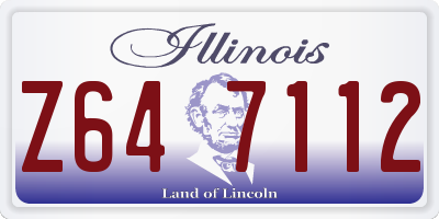 IL license plate Z647112