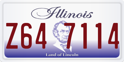 IL license plate Z647114
