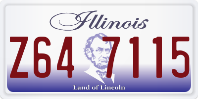 IL license plate Z647115
