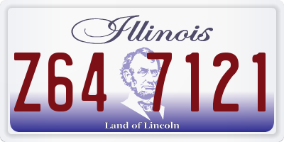 IL license plate Z647121