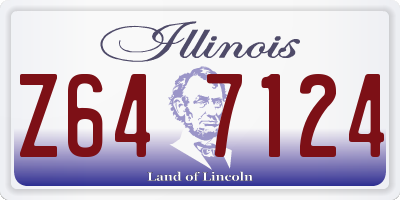 IL license plate Z647124