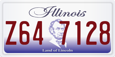 IL license plate Z647128