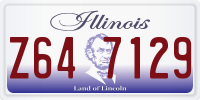 IL license plate Z647129