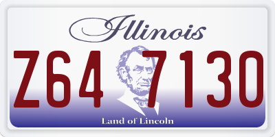 IL license plate Z647130