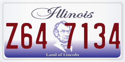 IL license plate Z647134