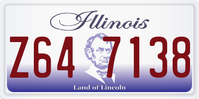 IL license plate Z647138