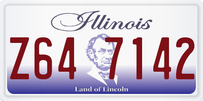 IL license plate Z647142