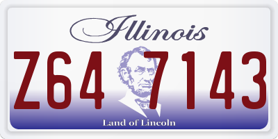 IL license plate Z647143