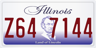 IL license plate Z647144