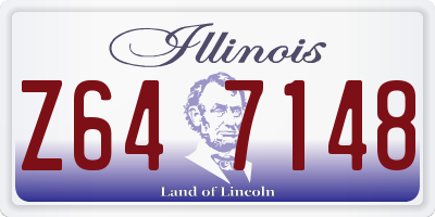 IL license plate Z647148