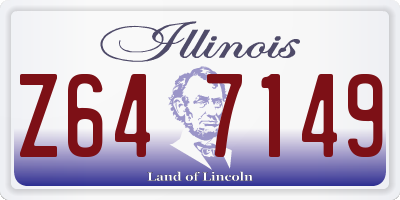IL license plate Z647149