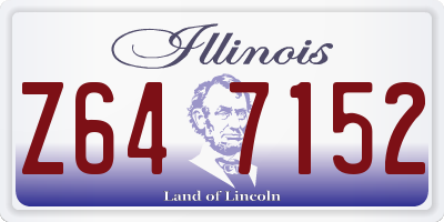 IL license plate Z647152