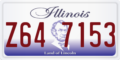 IL license plate Z647153