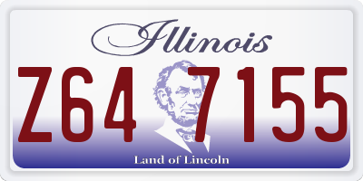 IL license plate Z647155