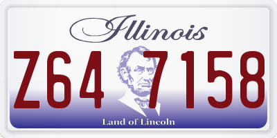 IL license plate Z647158