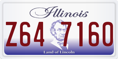 IL license plate Z647160