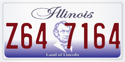 IL license plate Z647164
