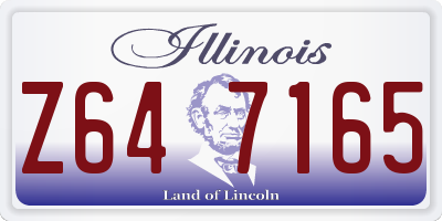 IL license plate Z647165