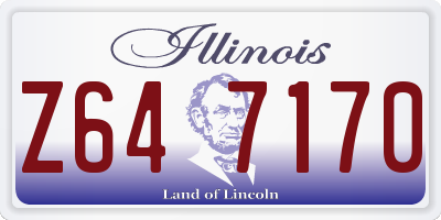 IL license plate Z647170