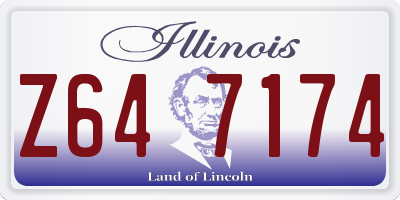IL license plate Z647174