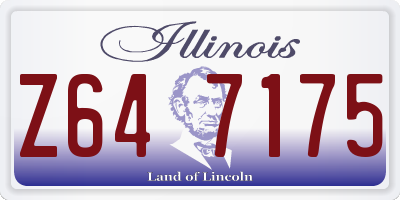 IL license plate Z647175