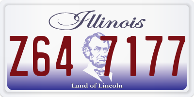 IL license plate Z647177