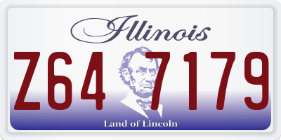 IL license plate Z647179
