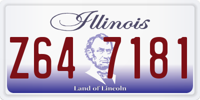 IL license plate Z647181