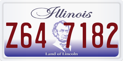 IL license plate Z647182
