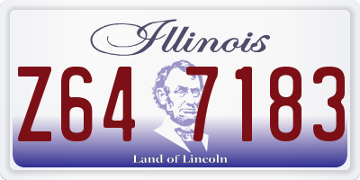 IL license plate Z647183