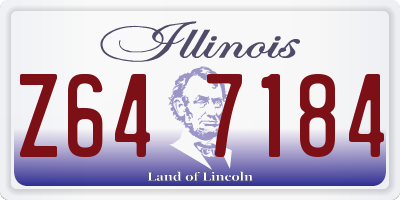 IL license plate Z647184
