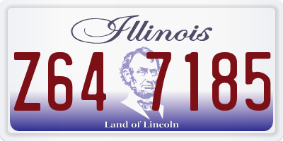IL license plate Z647185