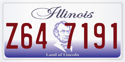 IL license plate Z647191