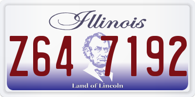 IL license plate Z647192