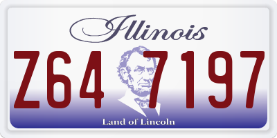 IL license plate Z647197