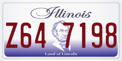 IL license plate Z647198