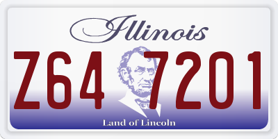 IL license plate Z647201